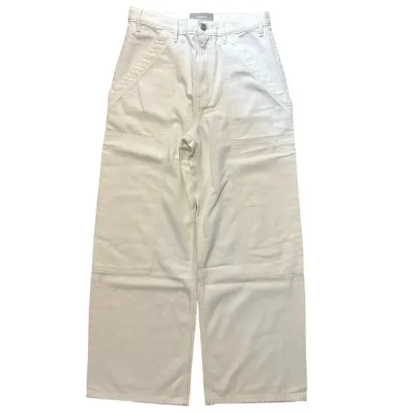 NWOT Everlane The Carpenter Jean In Bone Size 28 - Picture 4 of 9